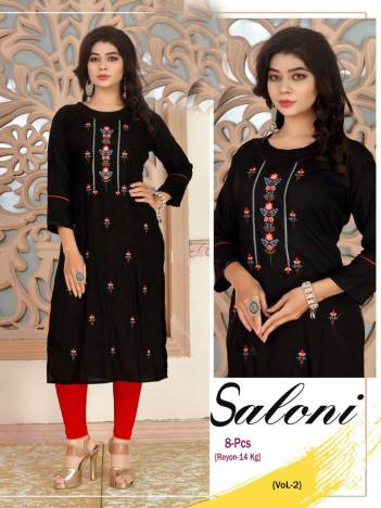 Saloni Vol 2 By Trendy Fancy Embroidered Kurti Collection
